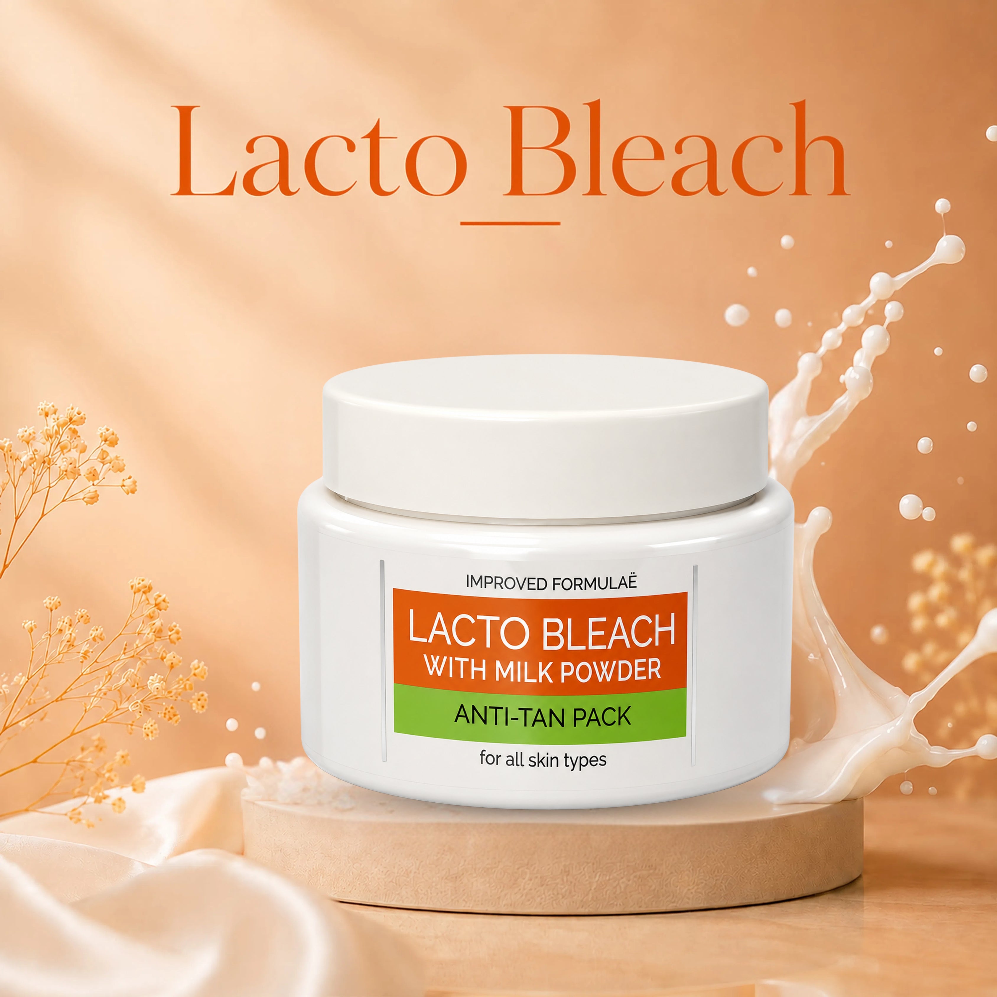 Lacto Bleach Cream with Milk Powder