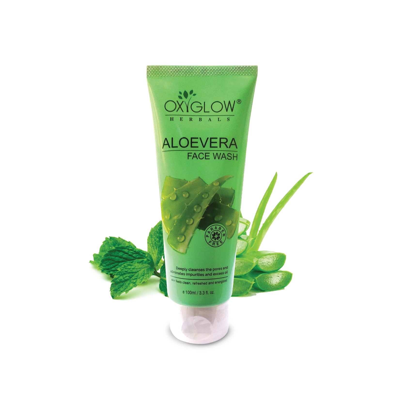 Oxyglow Herbals Aloe Vera Face Wash