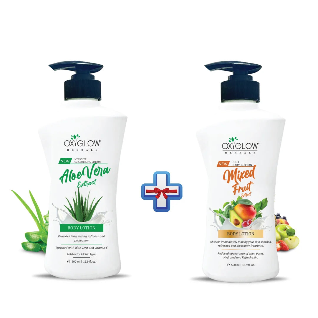 Aloe Vera Extract Body Lotion 500ml Mixed Fruit Extract Rich