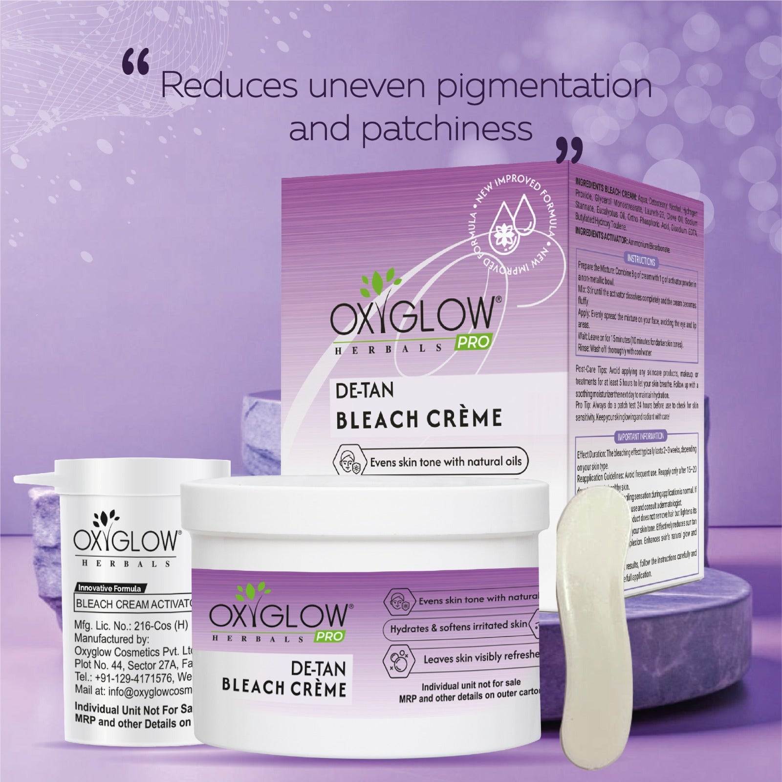 OxyGlow D-Tan Bleach Cream