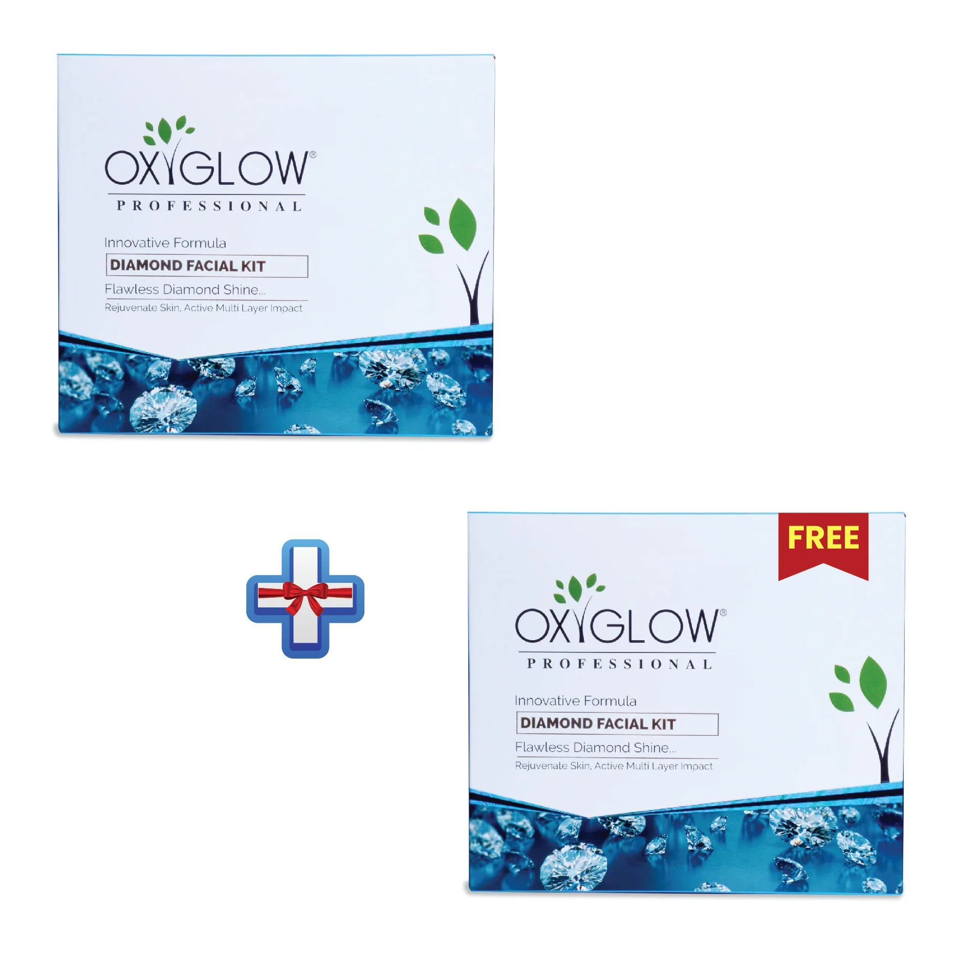 OxyGlow Herbals Diamond Facial Kit-Buy1Get1