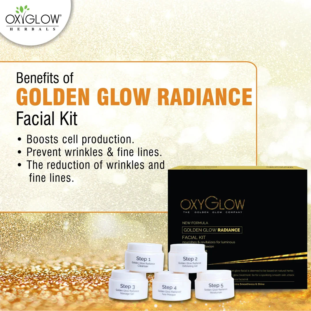 Golden Glow Radiance Facial Kit for Luminous & Radiant Complexion