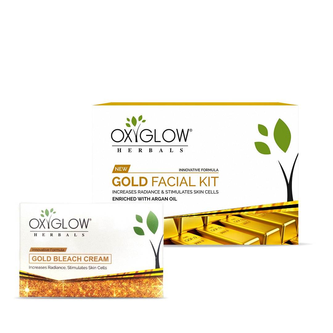 Gold Facial Kit + Gold Bleach Cream