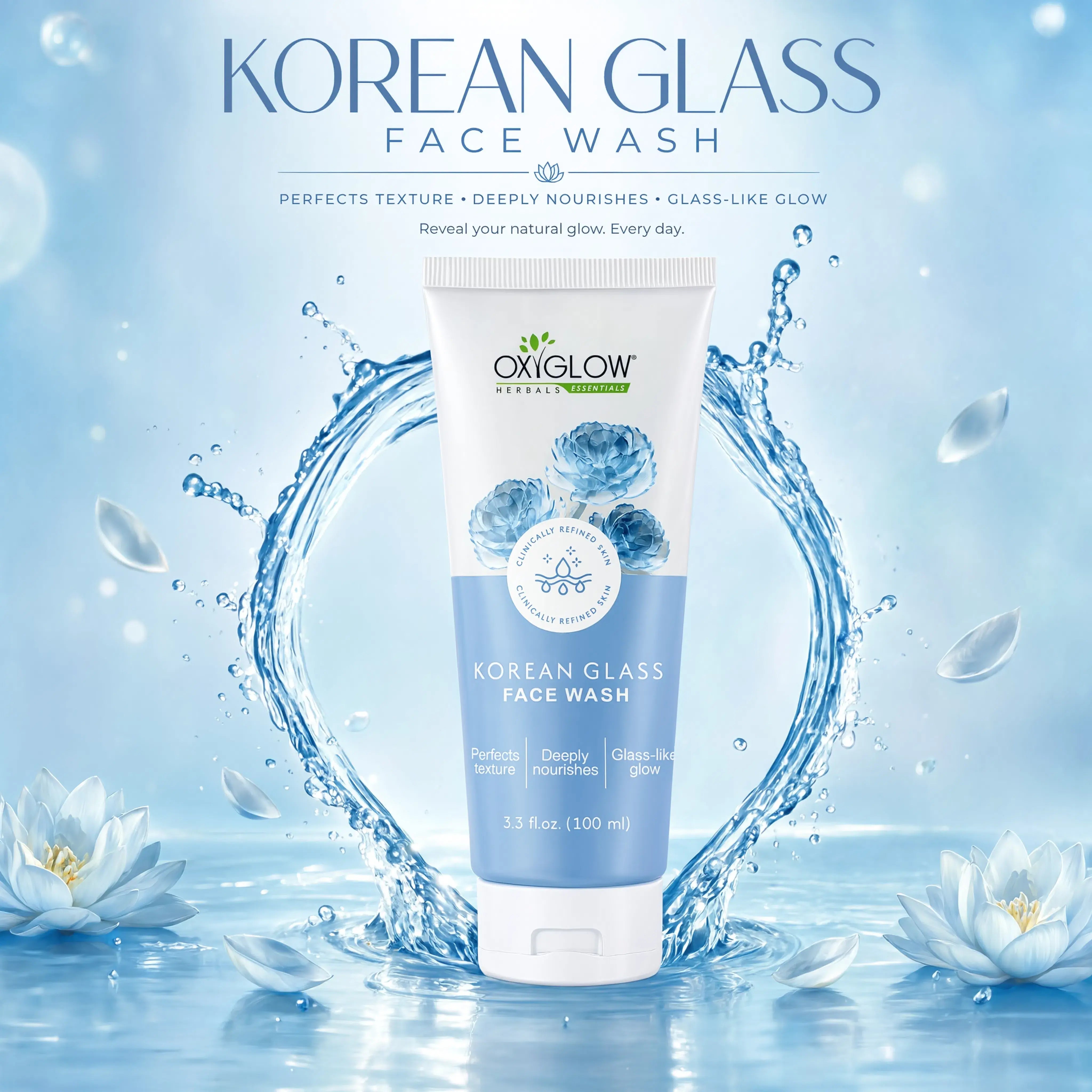 Korean Glass Face Wash | Glass Skin Glow