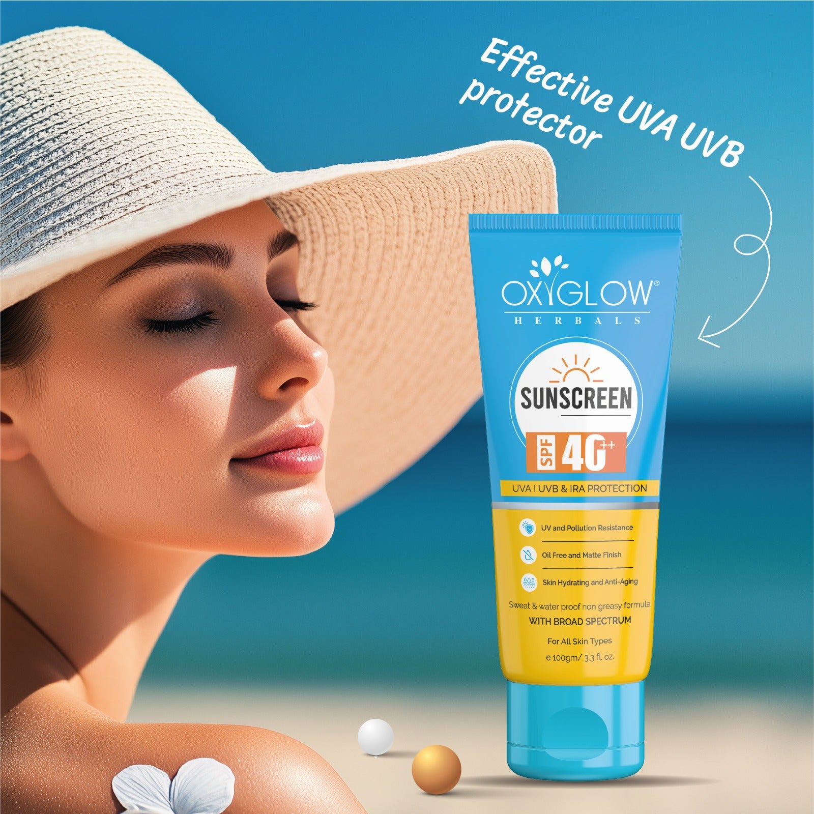 OxyGlow Suncreen SPF 40++
