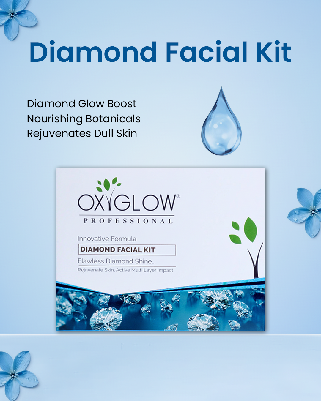 OxyGlow Herbals Diamond Facial Kit 260gm 2