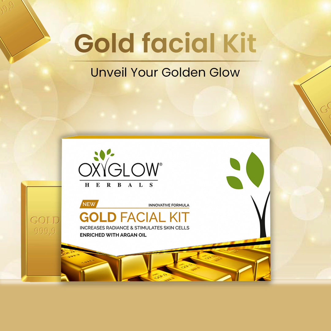 OxyGlow Herbals Gold Facial Kit
