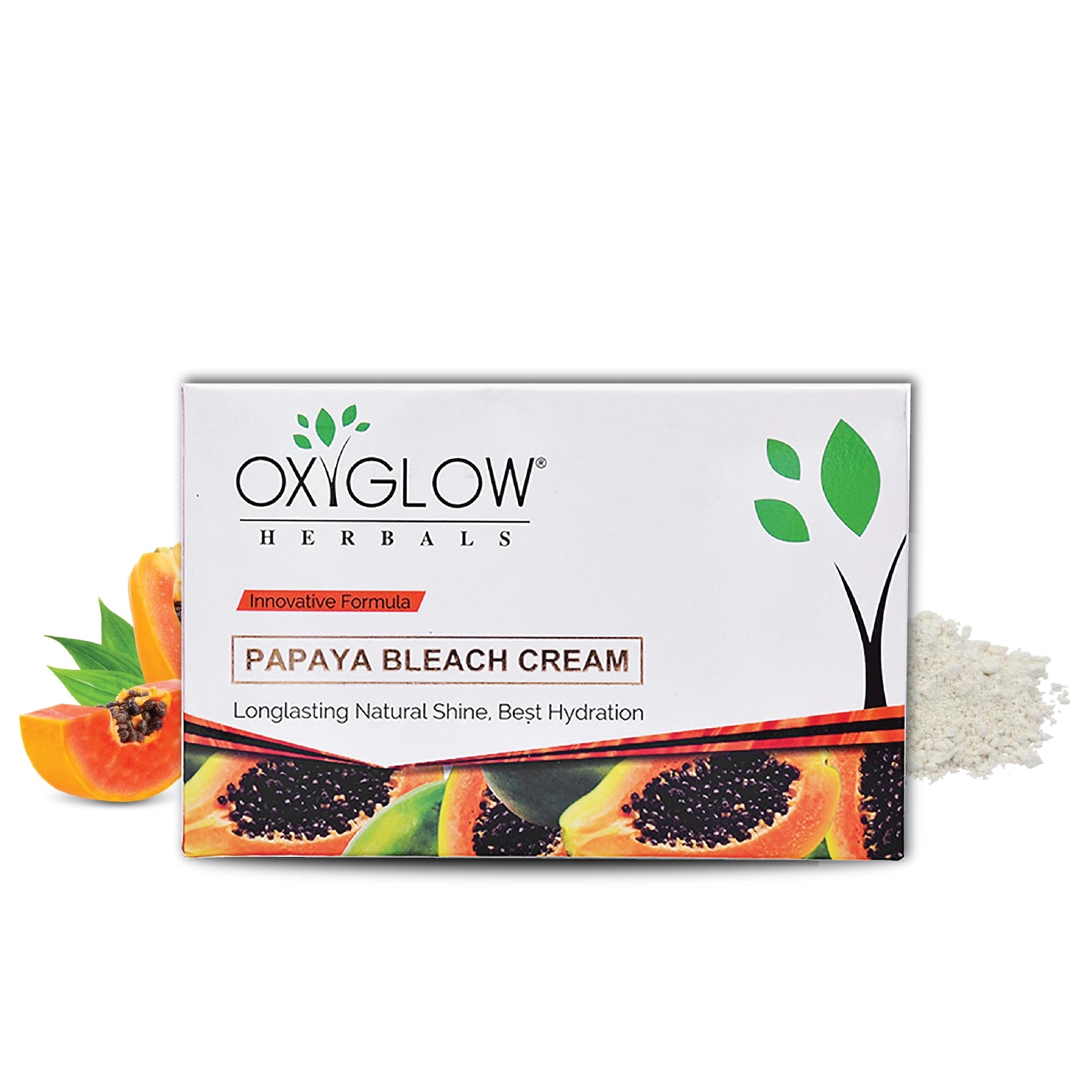 Oxyglow Herbals Papaya Bleach Cream