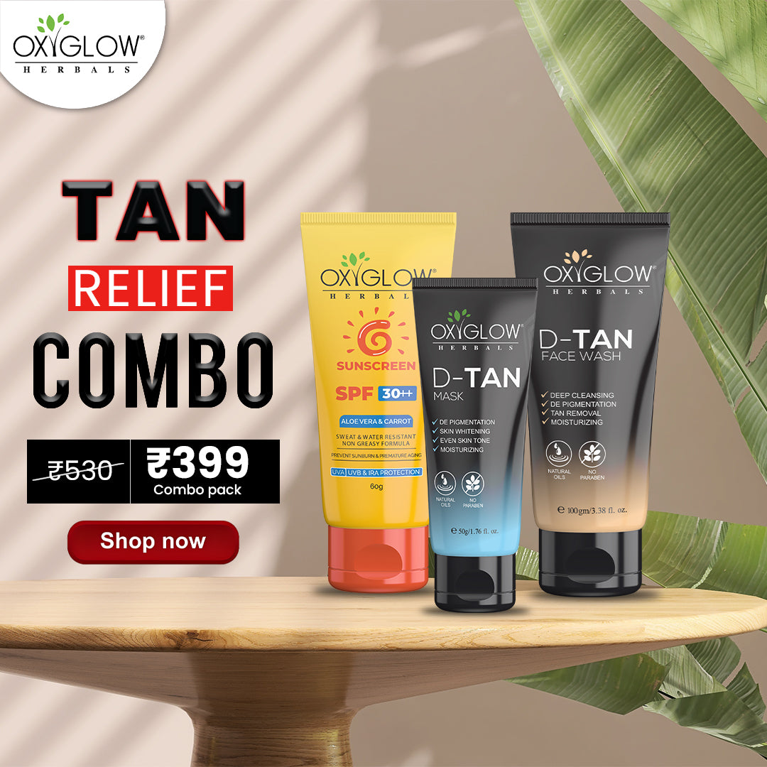Sunscreen SPF 30 + DeTan Facewash  + DeTan Mask