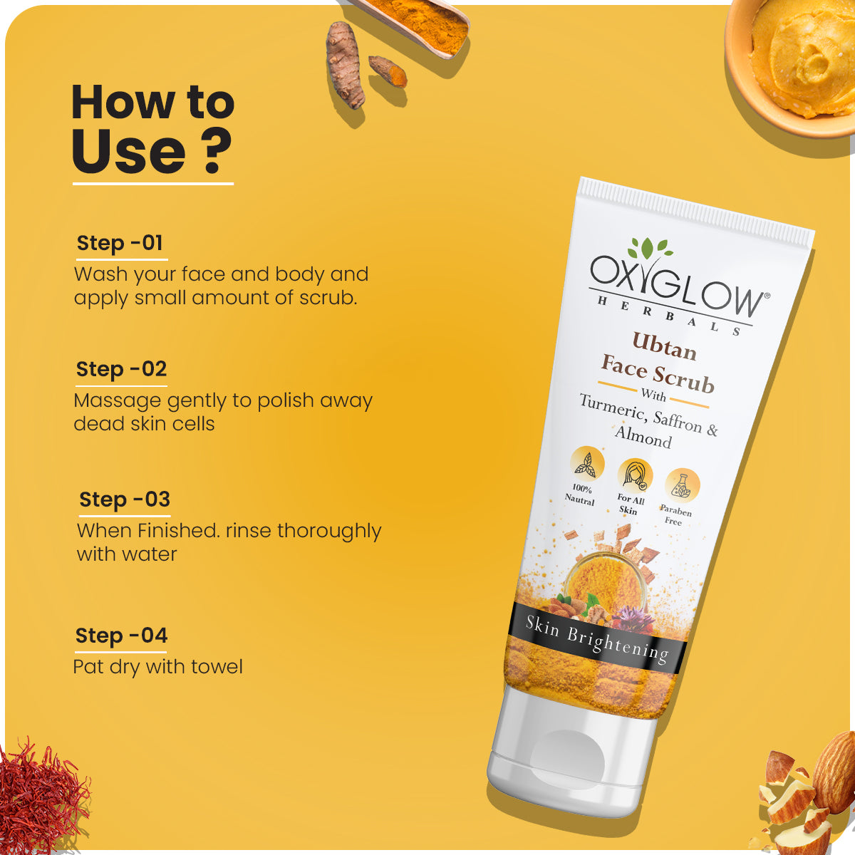 Ubtan Face Scrub