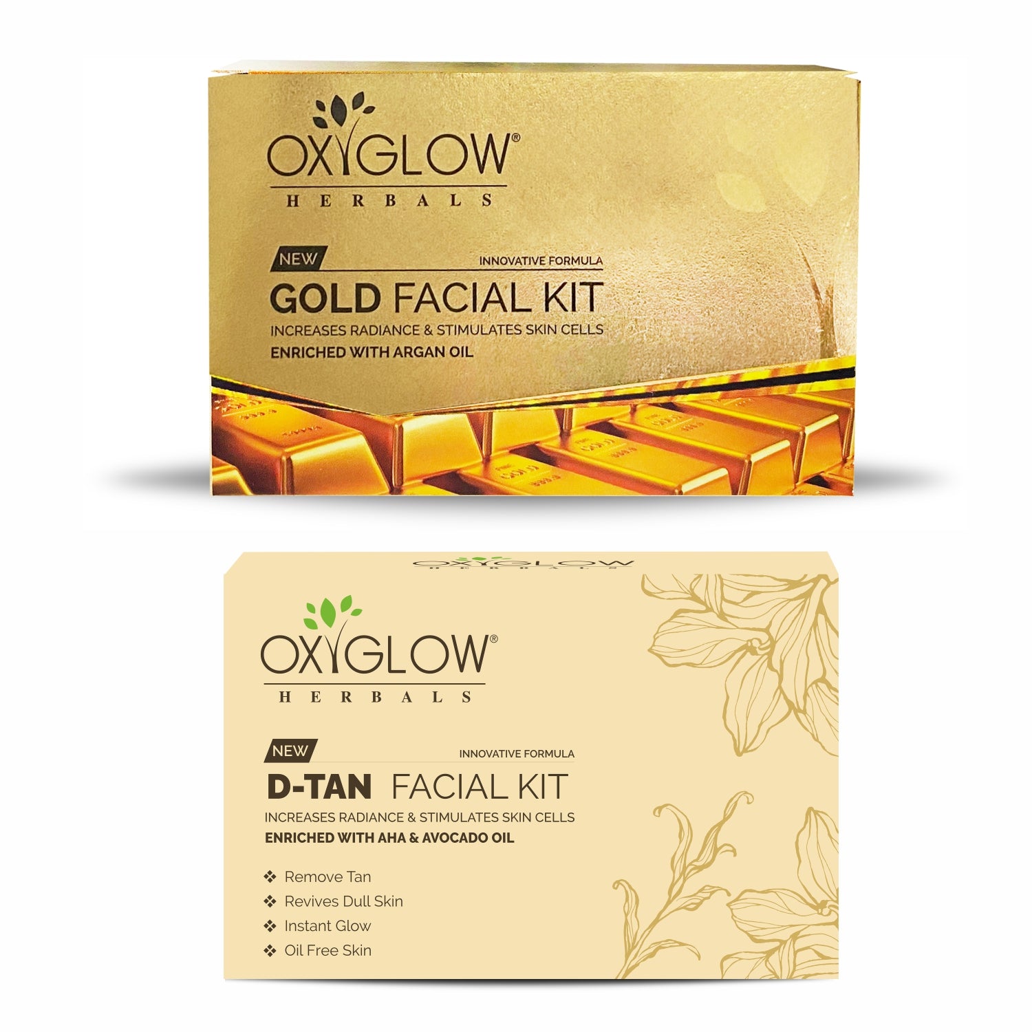 Gold Facial Kit 50 Gm + D-Tan Facial Kit 50 Gm
