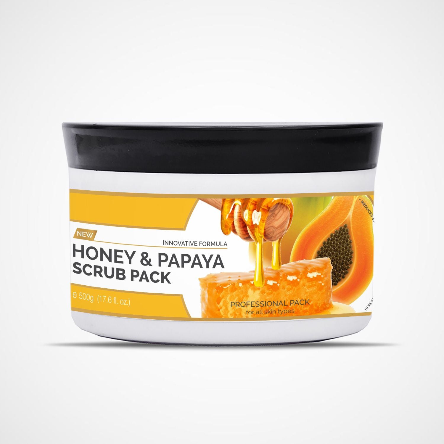 Honey & Papaya Enzymes Scrub Pack - Smooth & Refreshed Skin