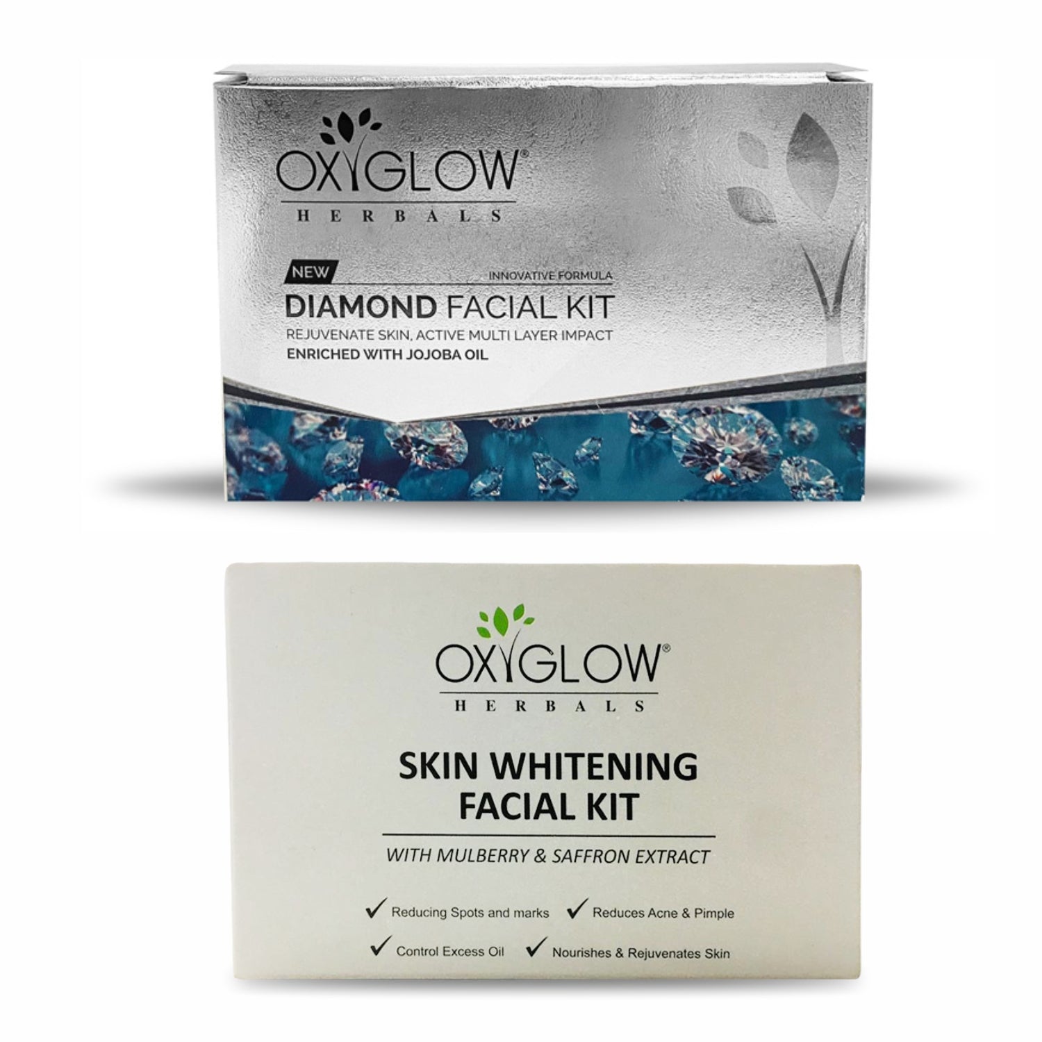 Diamond Facial Kit 50 Gm + Skin Whitening Facial Kit 60 Gm