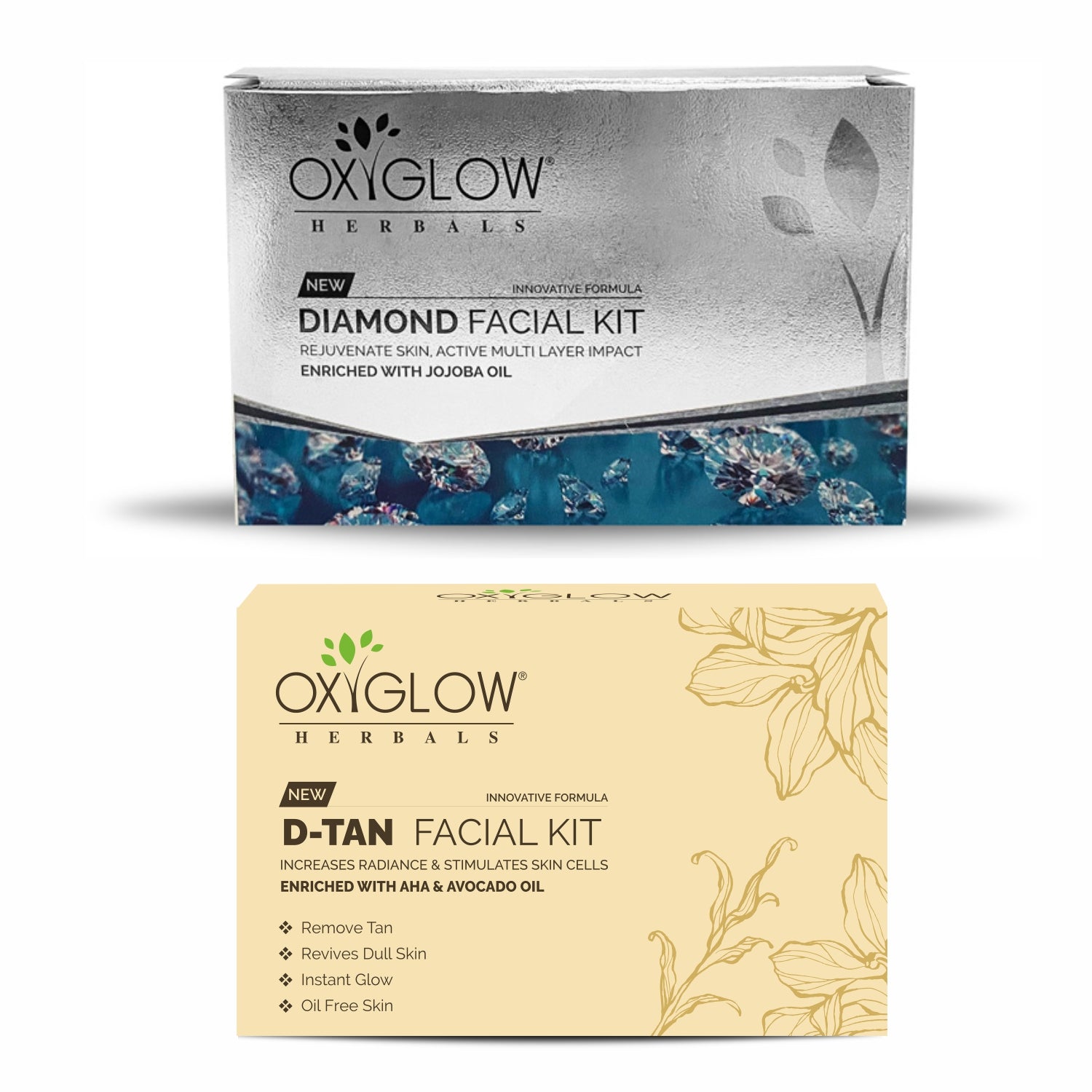 Diamond Facial Kit 50 Gm + D-Tan Facial Kit 50 Gm