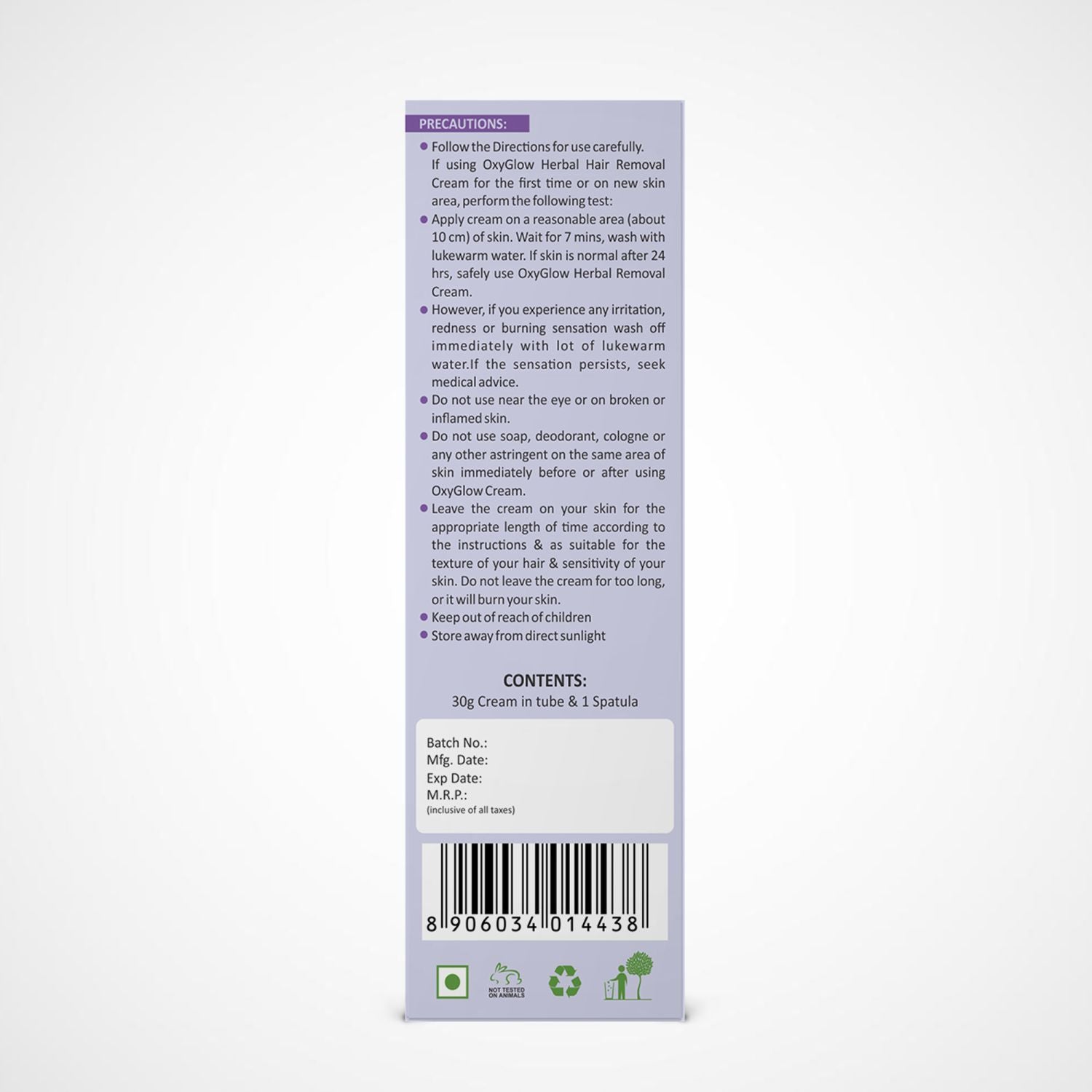 Lavender & Cocoa Butter Hair Removal Cream