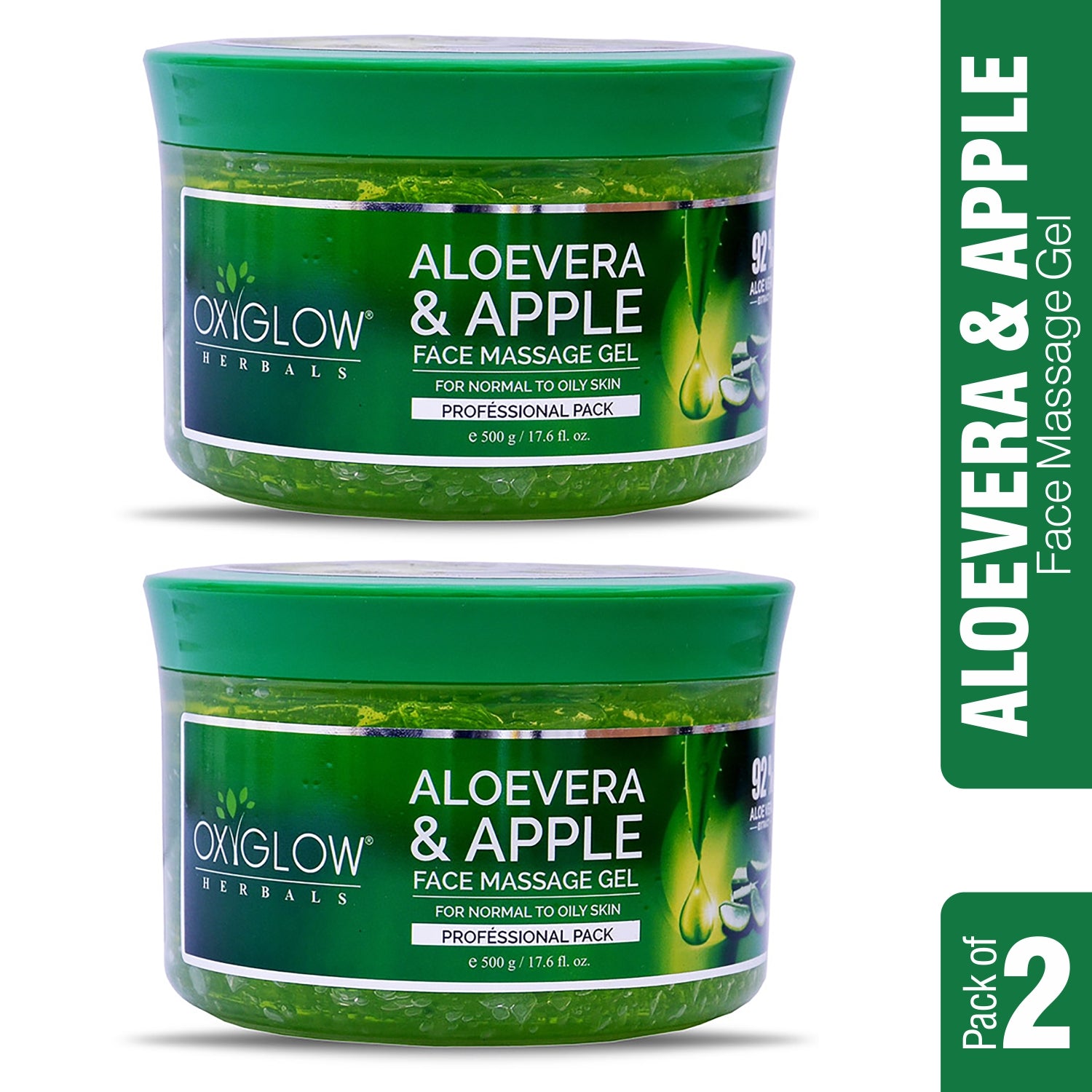 Aloe Vera & Apple Face Massage Gel for Normal to Oily Skin