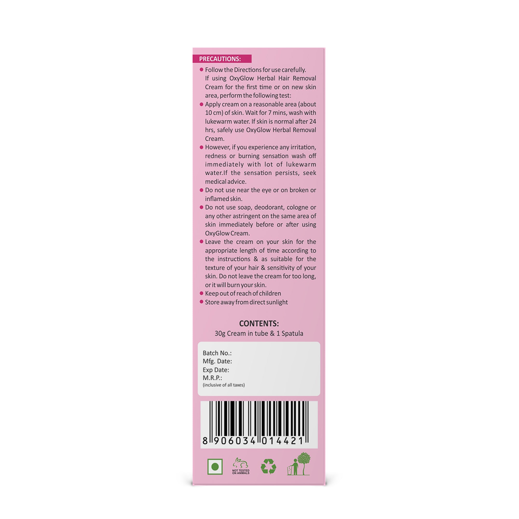 Rose & Shea Butter Hair Removal Cream