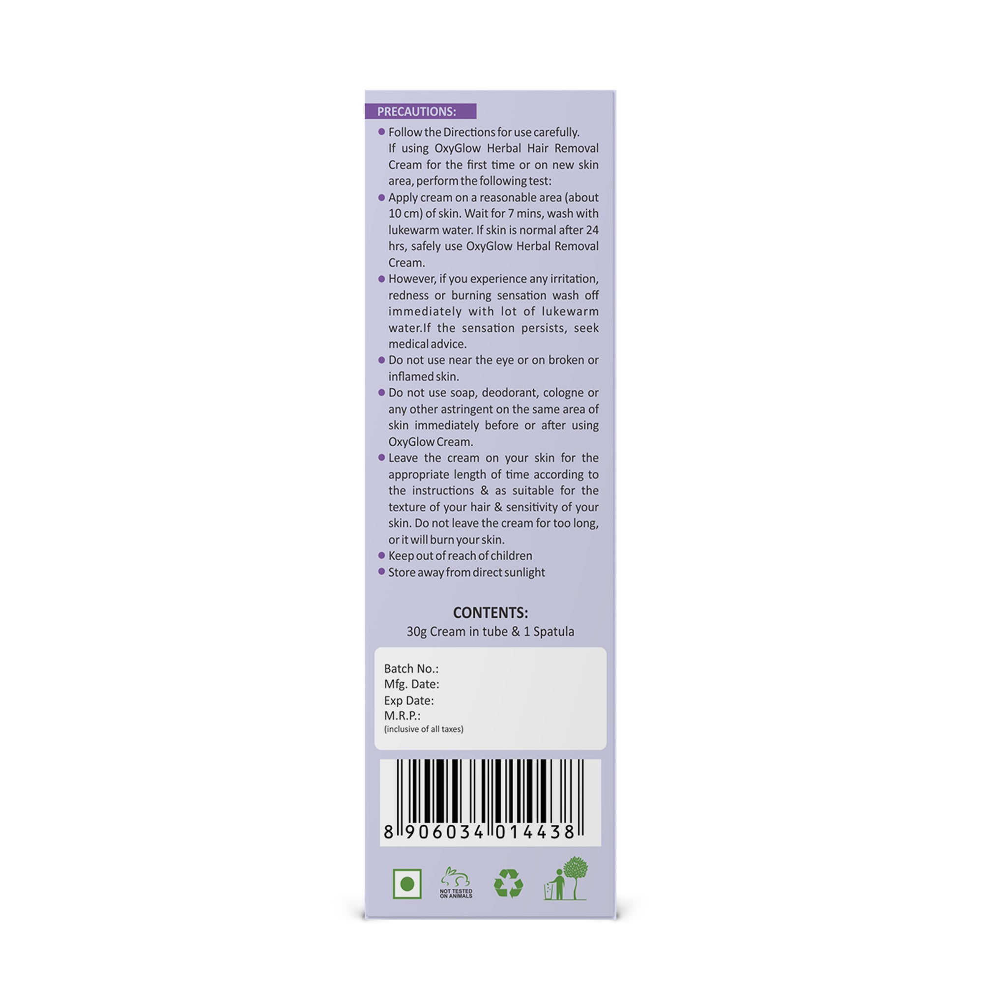 Lavender & Cocoa Butter Hair Removal Cream