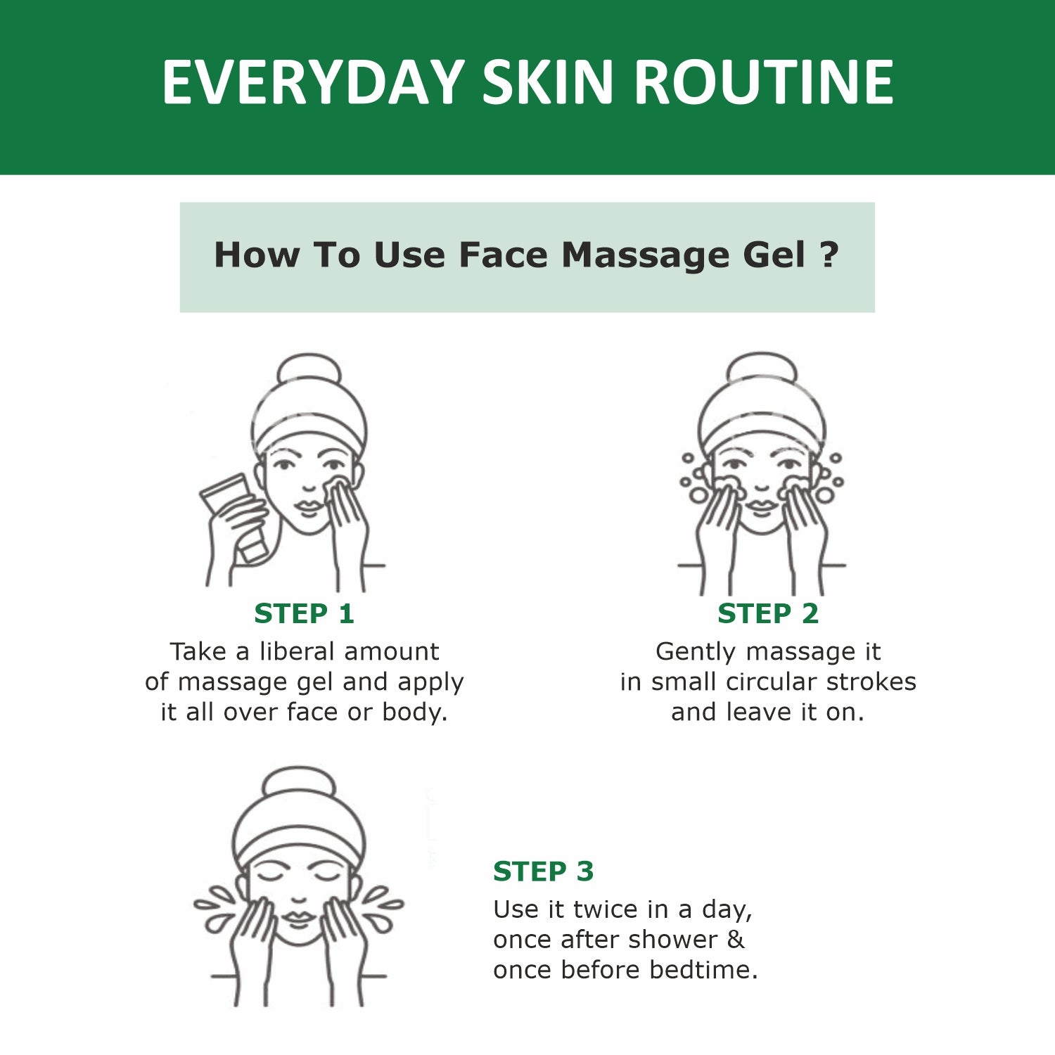 OxyGlow Herbals Aloevera and Apple massage gel-50gms-key- how to use