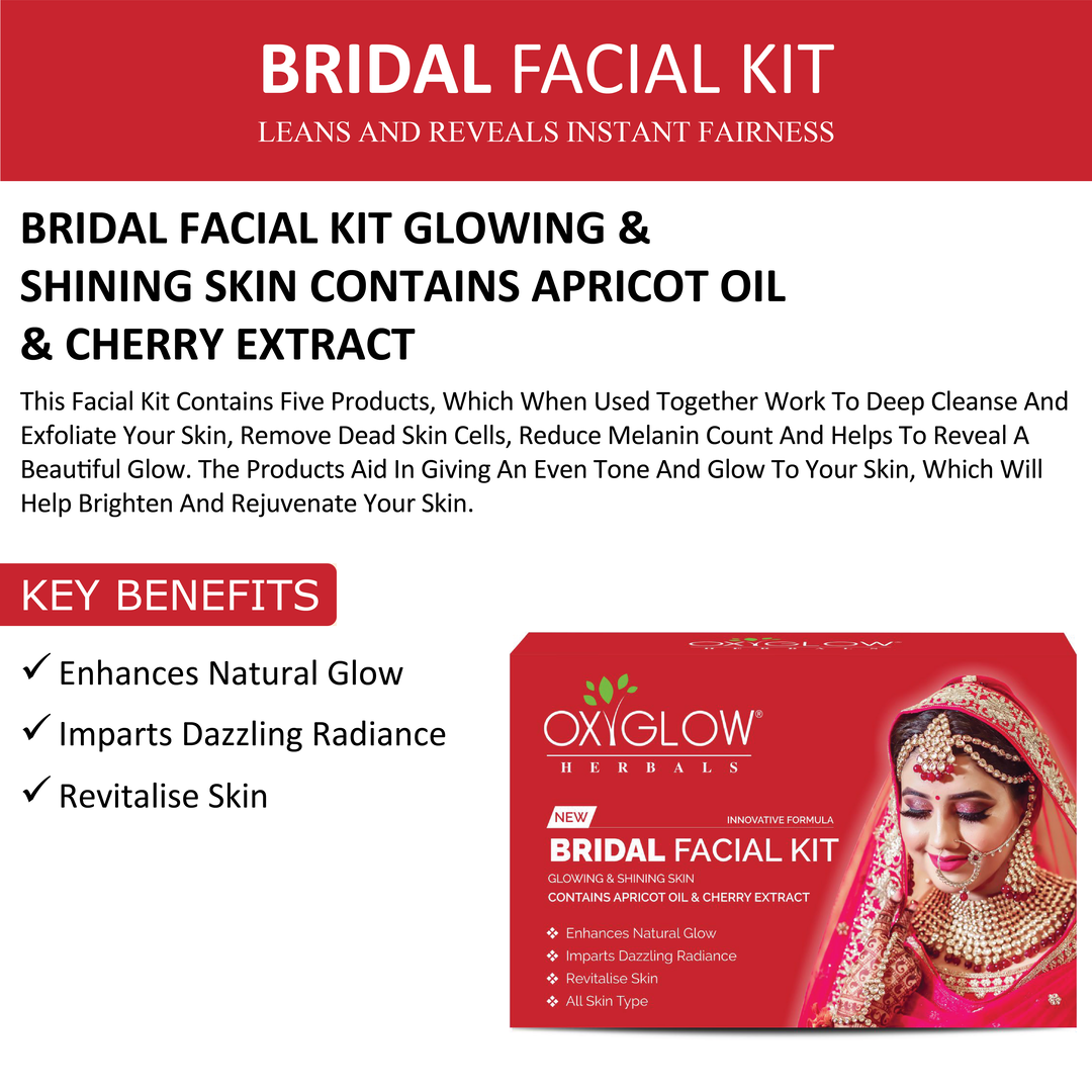 OxyGlow Herbals Bridal Facial Kit-key benefits