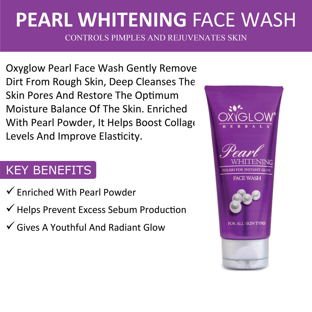 OxyGlow Herbals Pearl Facewash -key benefits-5