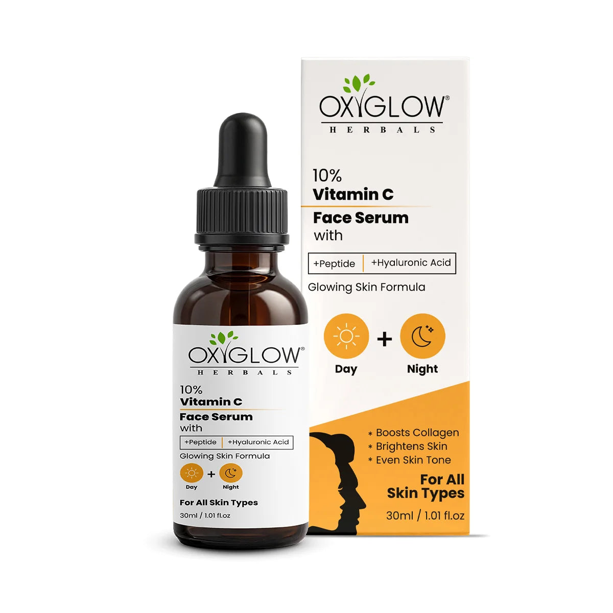 OxyGlow Herbals 10% Vitamin C Face Serum 30 ml