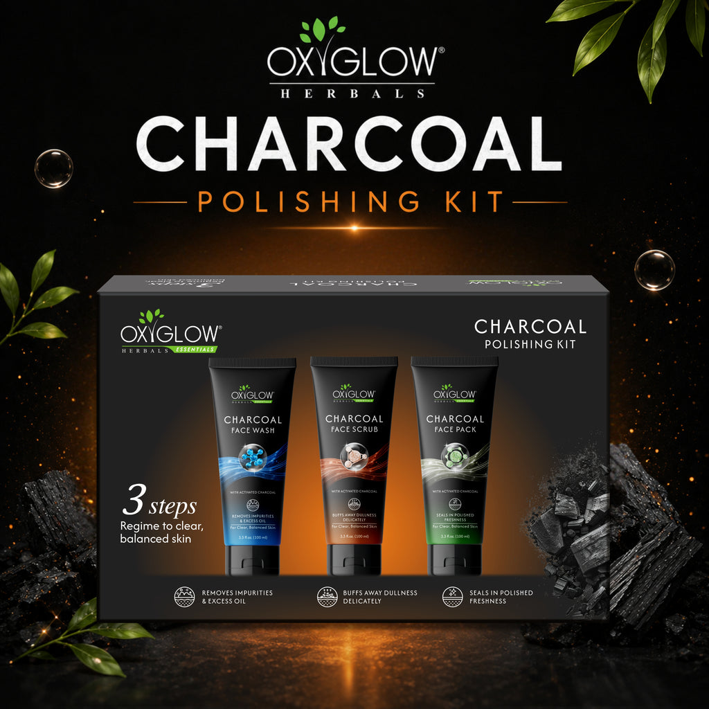 Charcoal Polishing Kit | Face Wash, Scrub & Mask
