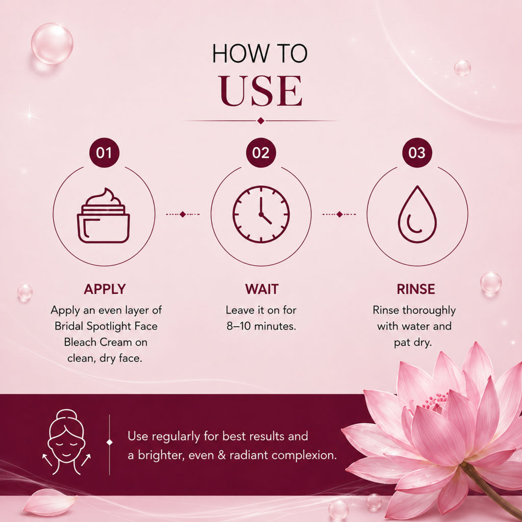 Bridal Spotlight Bleach Cream | Bridal Glow & Radiance