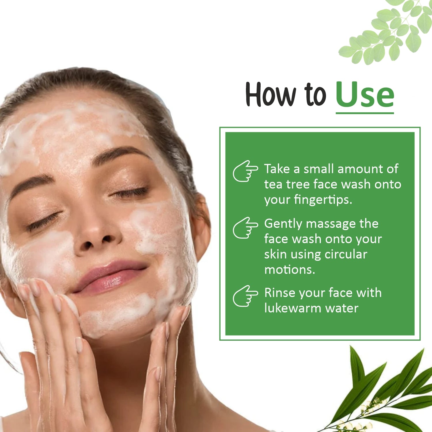 OxyGlow Herbals Tea Tree Face Wash 100g