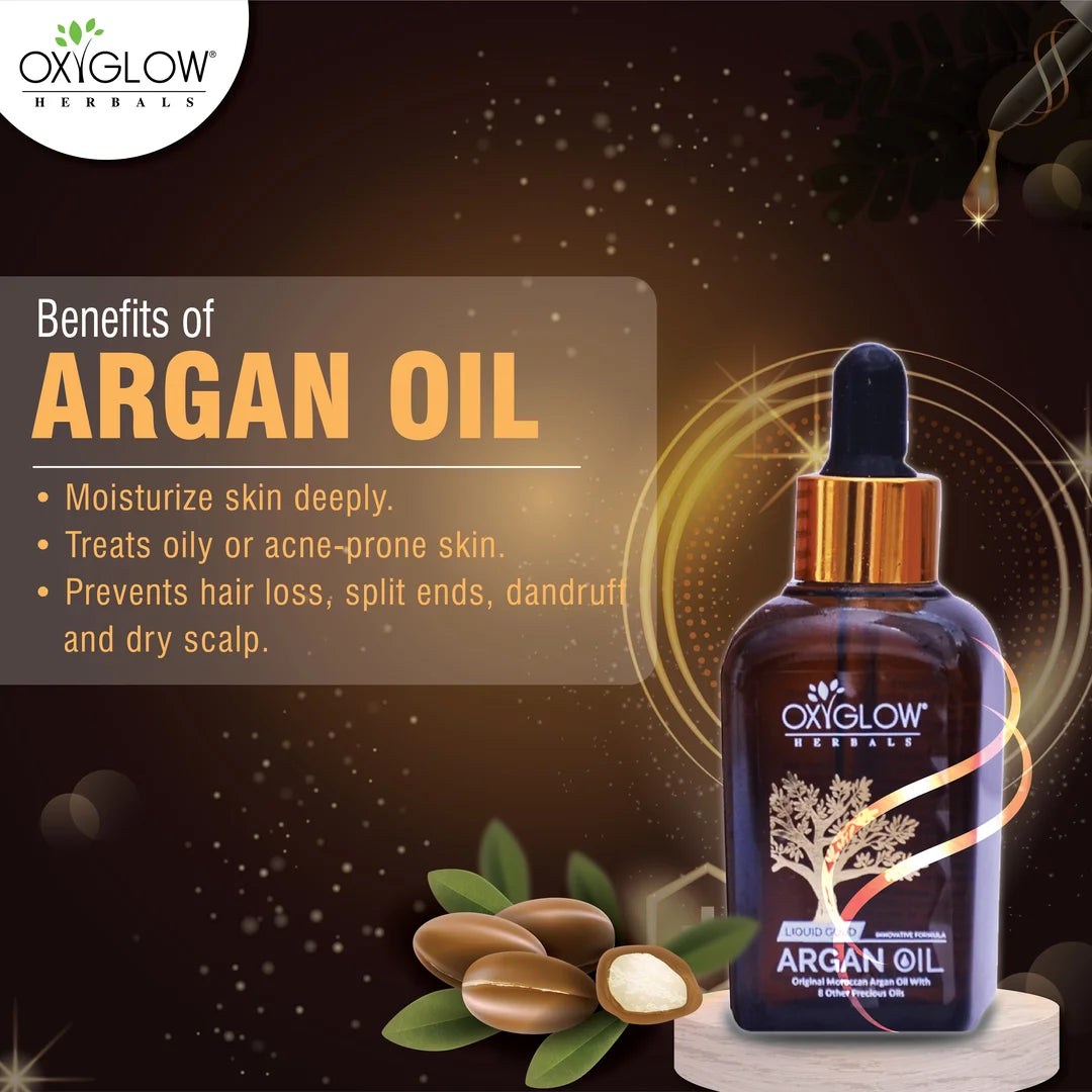 Argan Oil - Original Moroccan with 8 Other Precious Oils