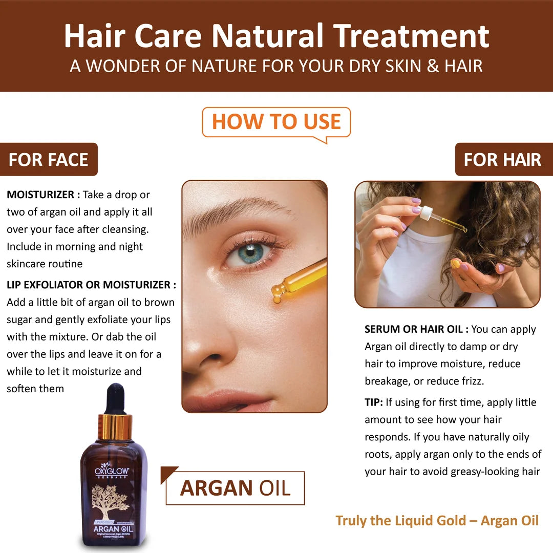 Argan Oil - Original Moroccan with 8 Other Precious Oils