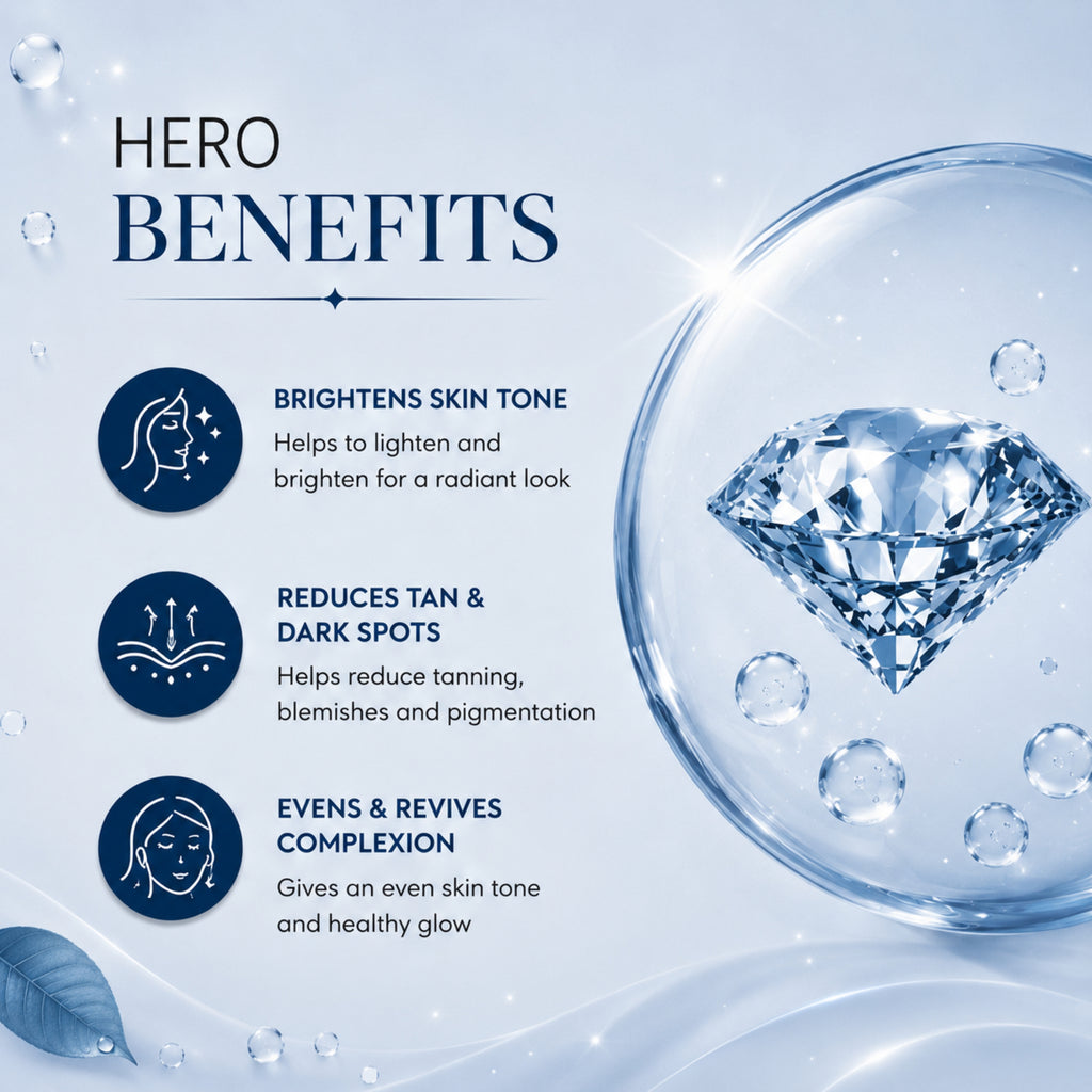 Brilliant Diamond Bleach Cream | Brightening & Tan Removal