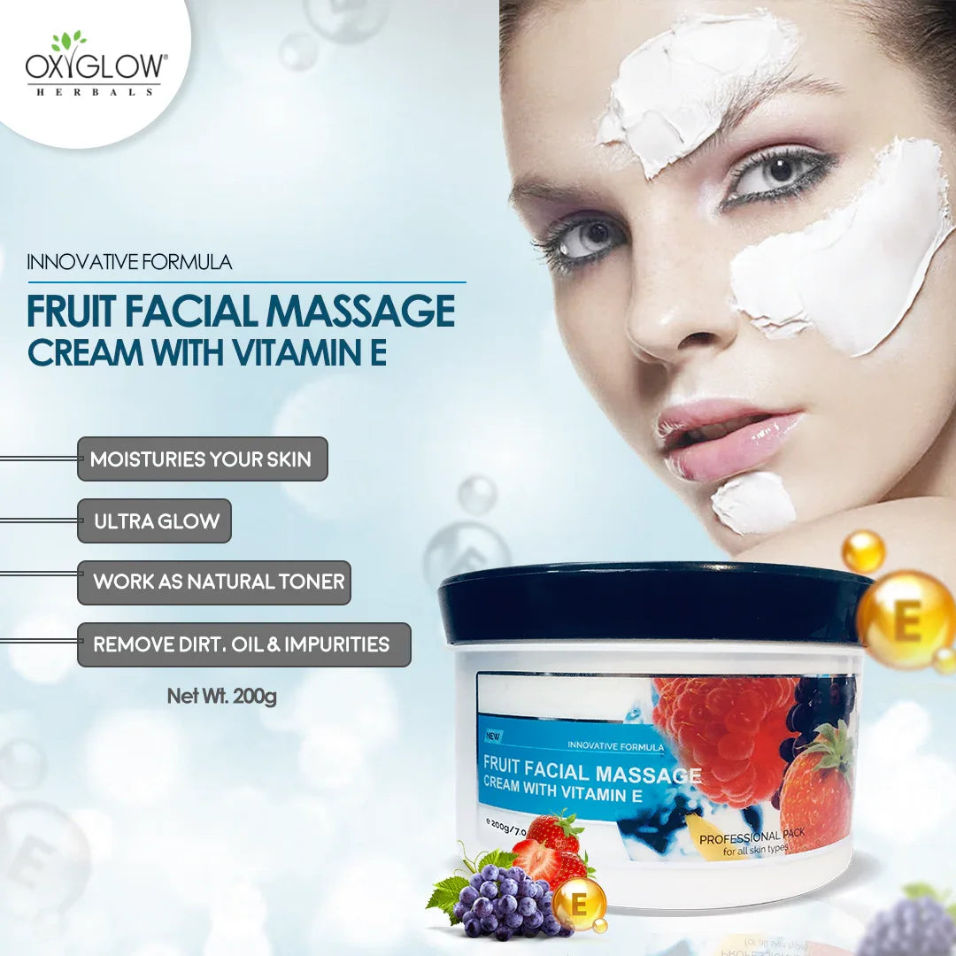 Fruit Massage Cream with Vitamin E