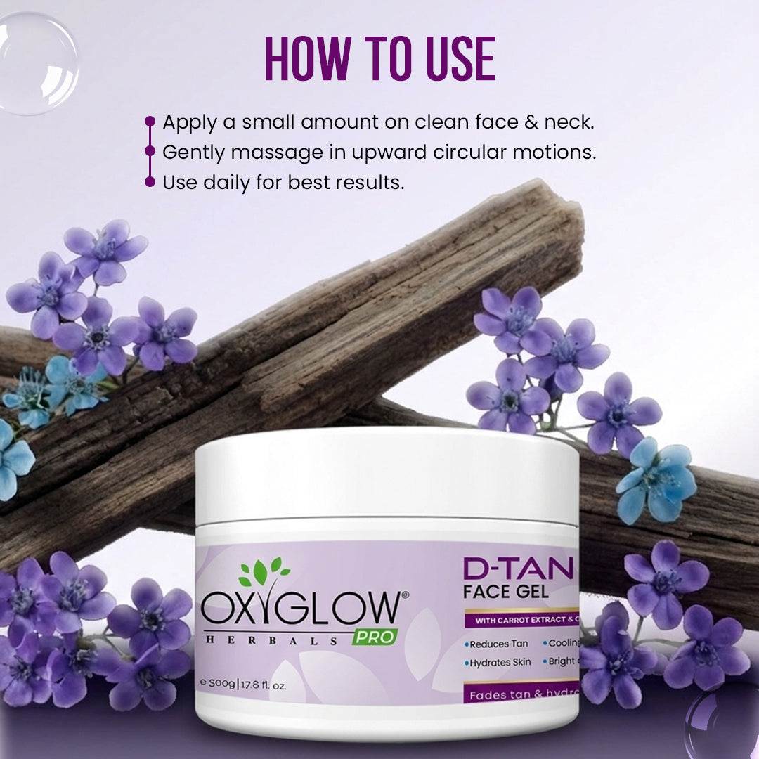 D-Tan Face Gel Pro | Reduces Tan