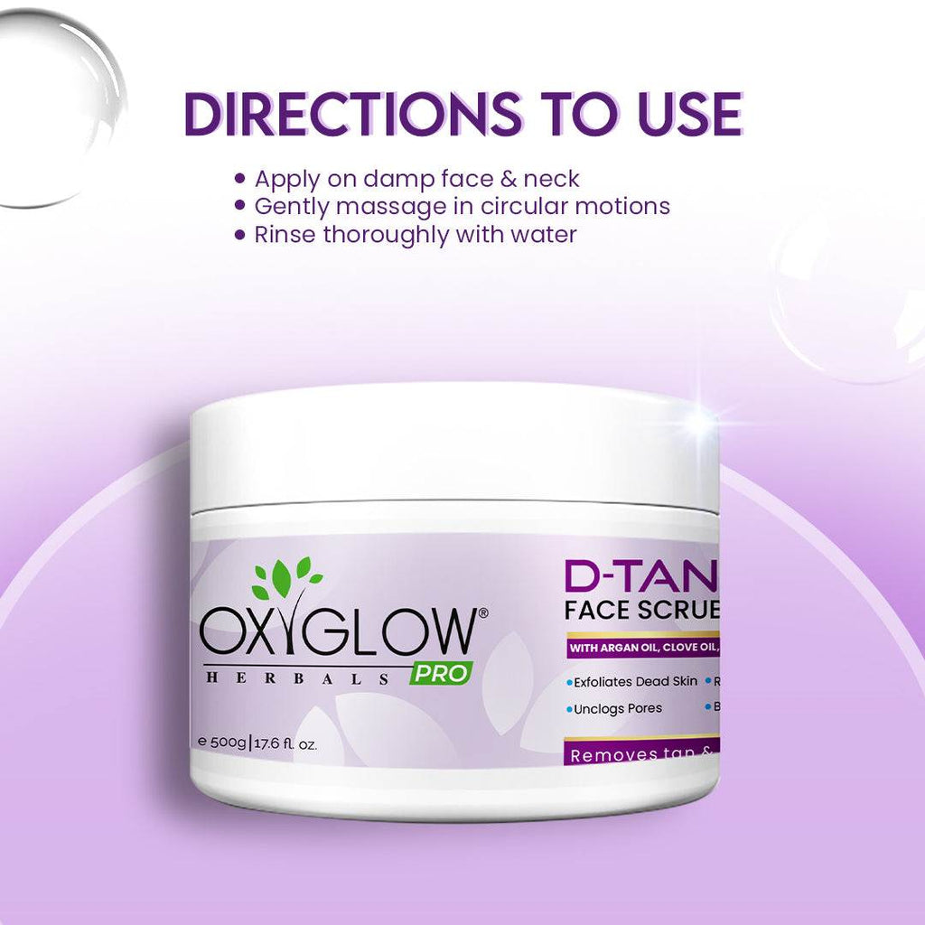 D-Tan Face Scrub Pro | Exfoliate Dead Skin