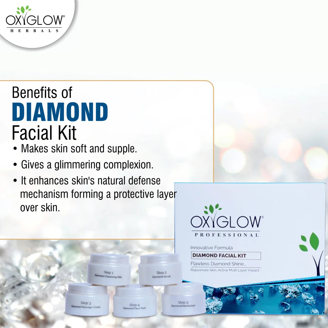 Diamond Facial Kit 260Gm - Rejuvenate Skin, Active Multi Layer Impact