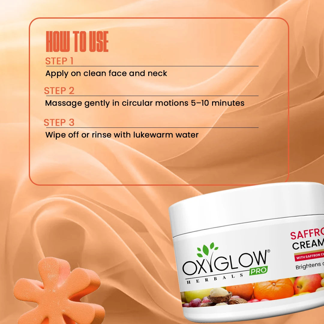Fruit Saffron Massage Cream Pro | Brightens Skin