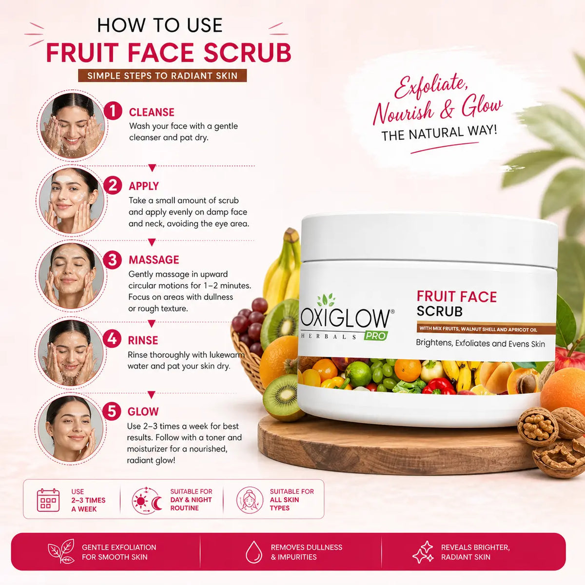 Fruit Face Scrub Pro | Even Skin Tone