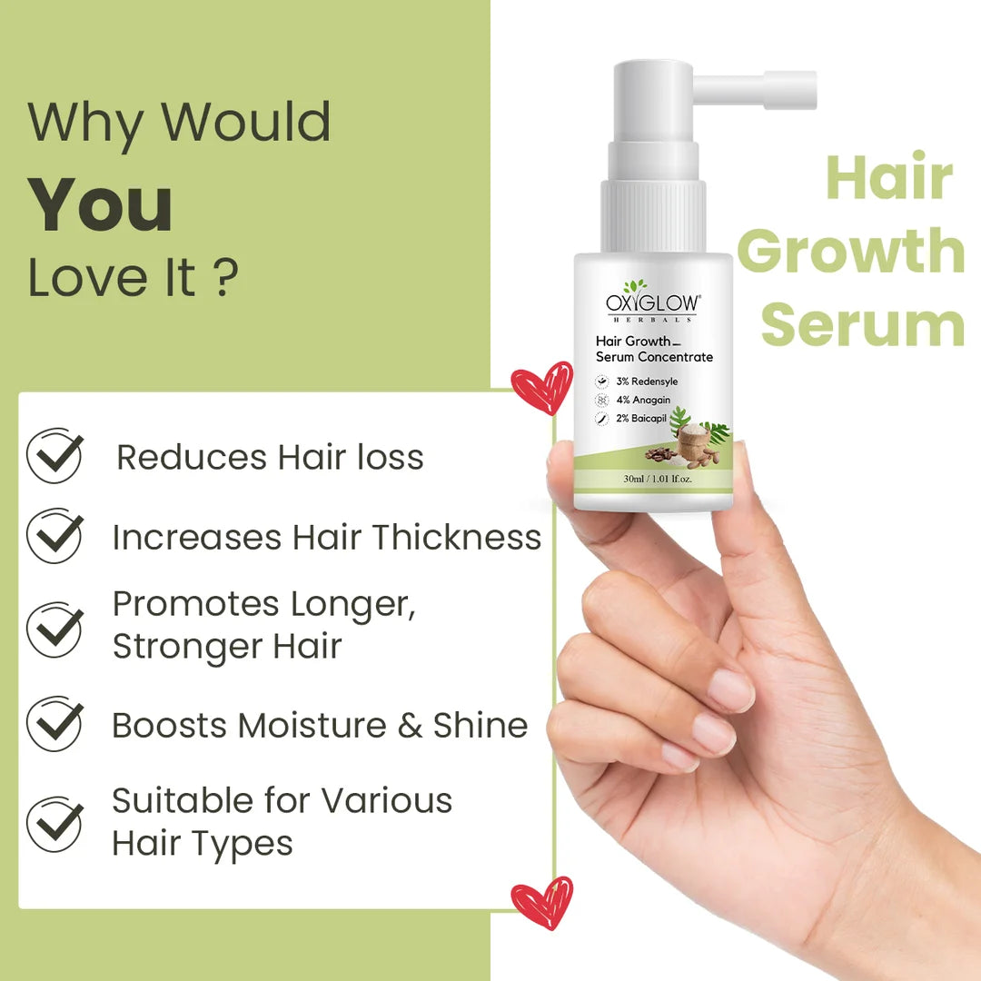 OxyGlow Herbals Hair Growth Serum Concentrate 30 ml
