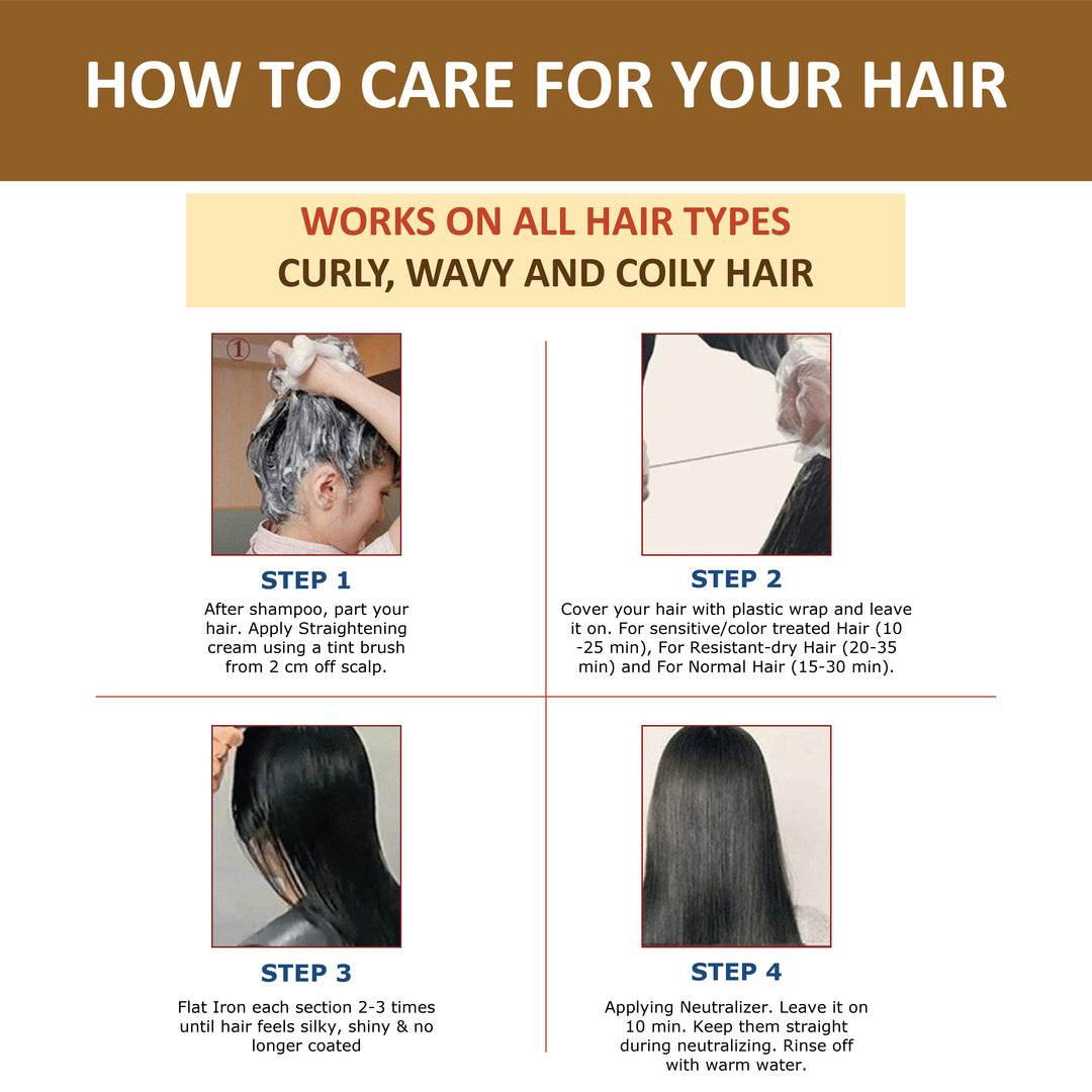 OxyGlow Herbals Hair straightener Cream- How to use-81