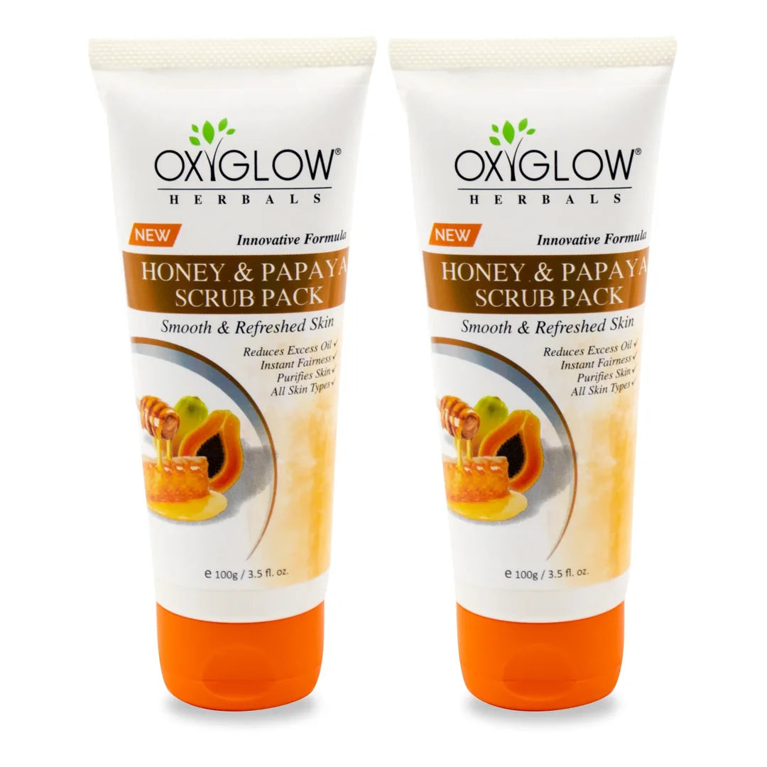Honey & Papaya Enzymes Scrub Pack - Smooth & Refreshed Skin