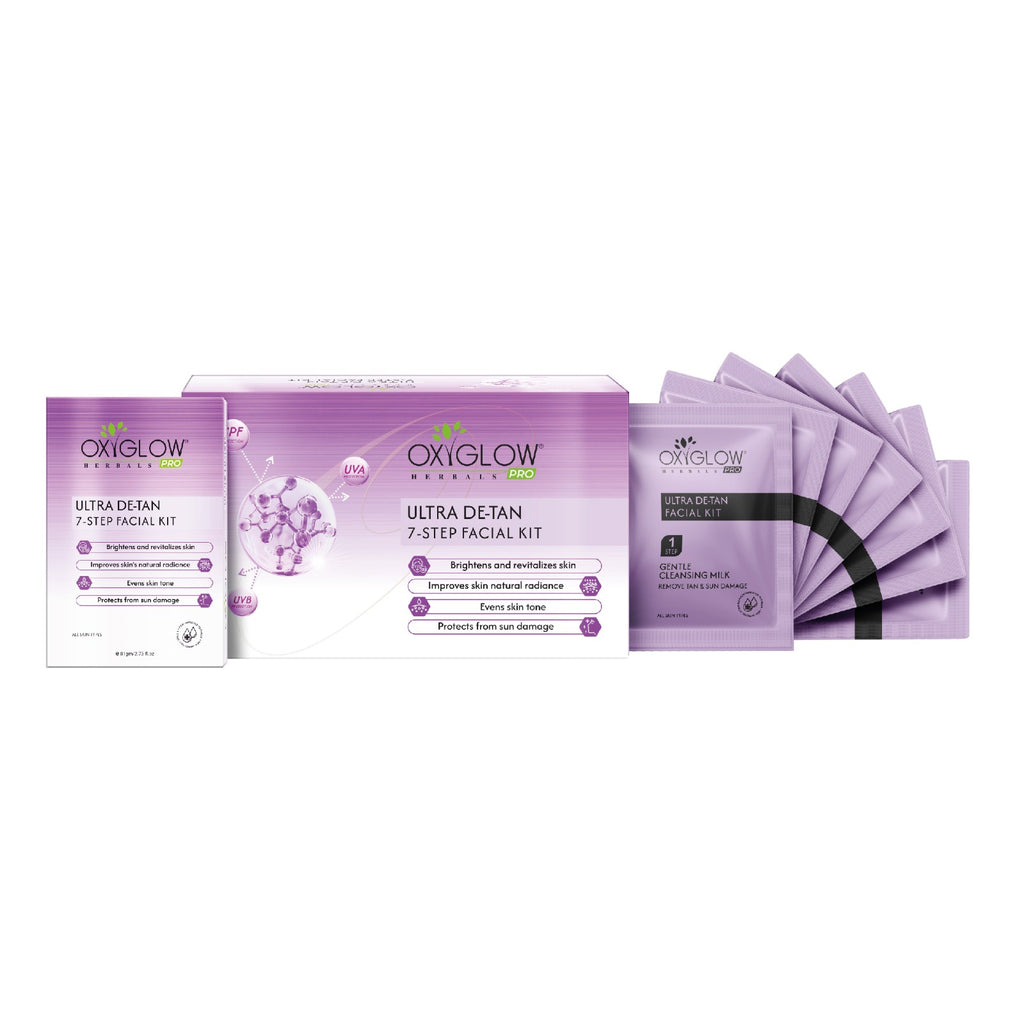 Ultra De-tan 7 Step Facial Kit | Pack of 5