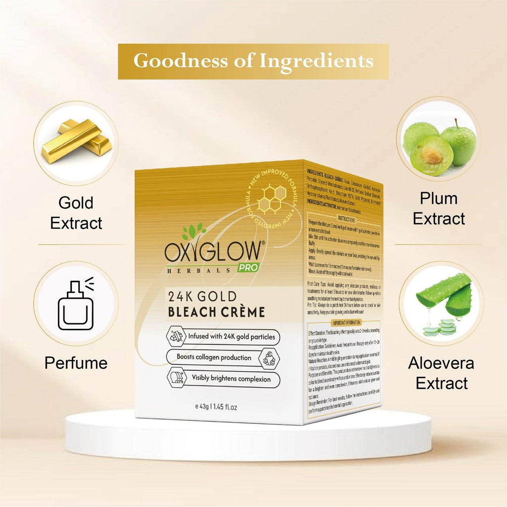 24K Luxe Gold Bleach Cream  | Pack of 12