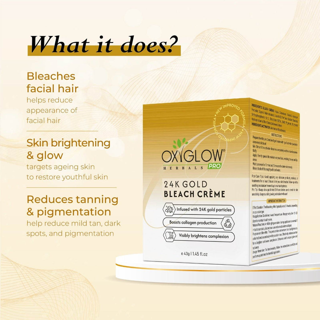 24K Luxe Gold Bleach Cream  | Pack of 12