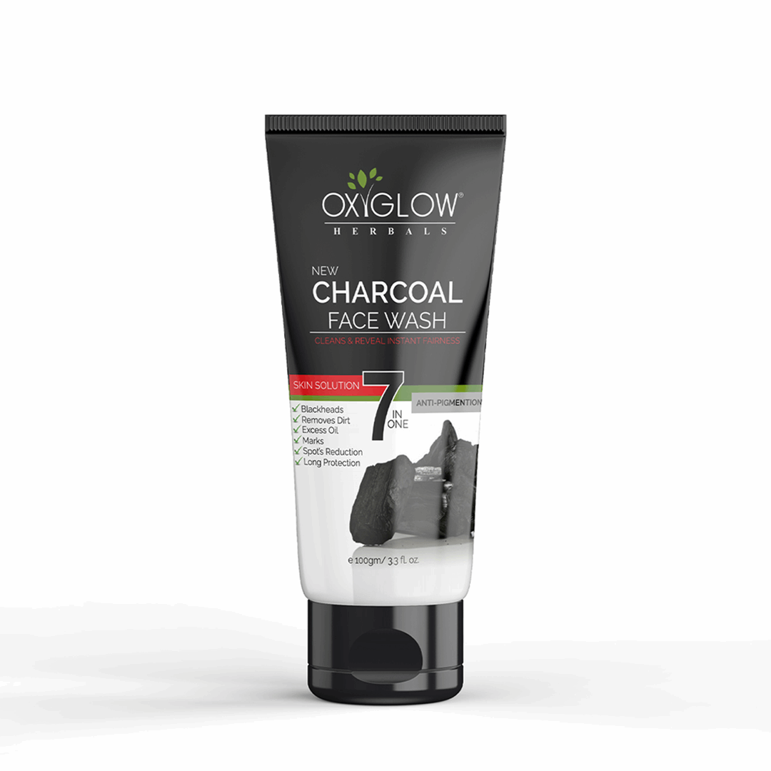 OxyGlow Herbals Charcoal Facewash