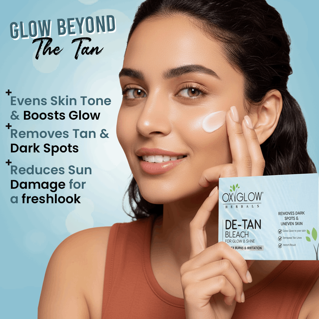 OxyGlow Herbals De-tan Bleach Cream Boost Glow