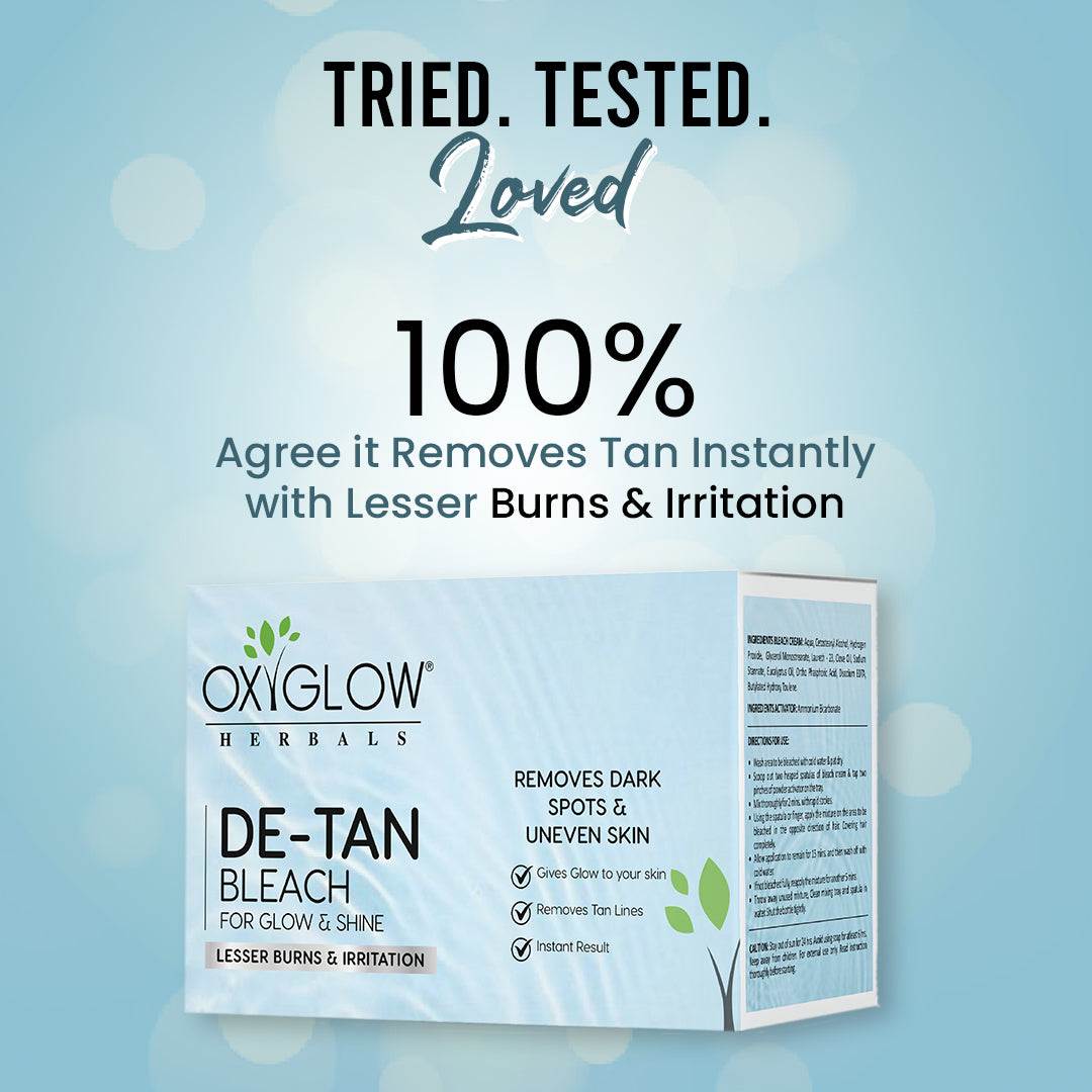 OxyGlow Herbals De-tan Bleach Cream Glow Pack