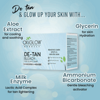 OxyGlow Herbals De-tan Bleach Cream Ingredients
