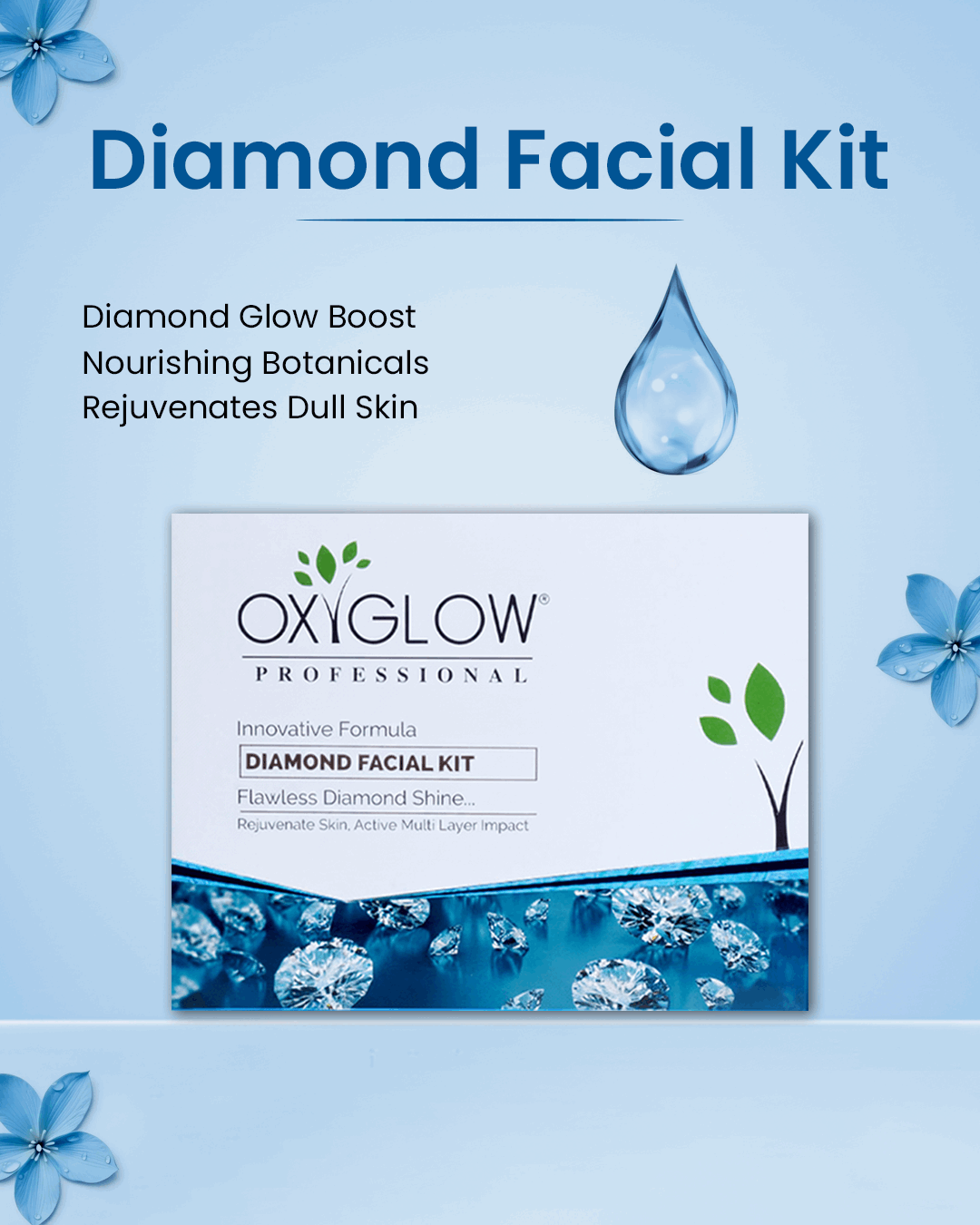 OxyGlow Herbals Diamond Facial Kit 260gm 2