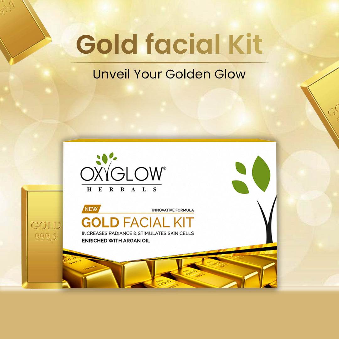 OxyGlow Herbals Gold Facial Kit